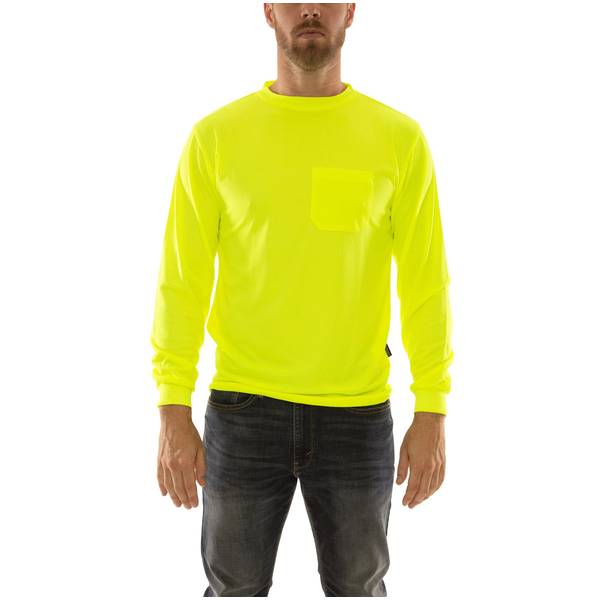 Photo of Men's Job Sight Enhanced Visibility Long Sleeve T-Shirt