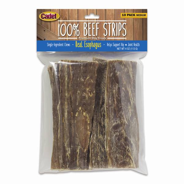 2 Packs 24 pieces total Cadet 12-Piece Cow Ears Meat for Dogs Large