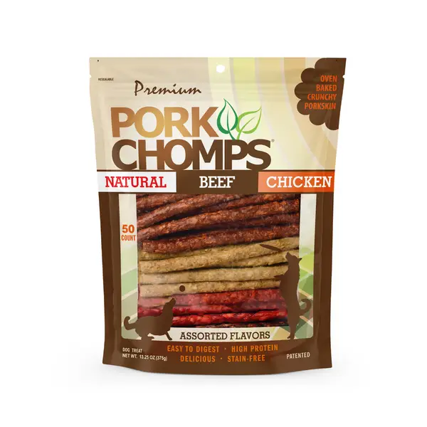 Pork chomps outlet dog treats