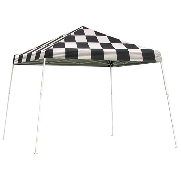 12'x12' Checkered Flag Sport Series Pop Up Slant Canopy