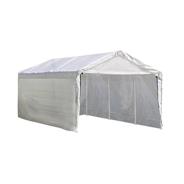 ShelterLogic 10'x20' Super Max Canopy 2-in-1 Park Enclosure Kit - 23572 ...