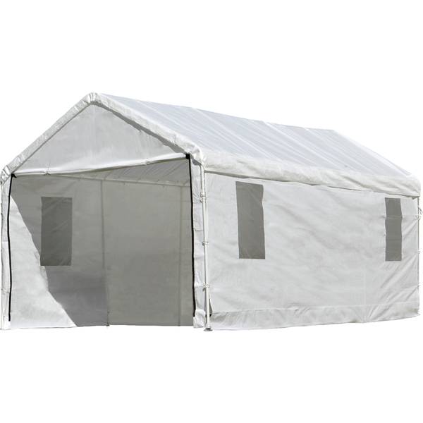 10'x20' White Canopy Enclosure Kit with Windows