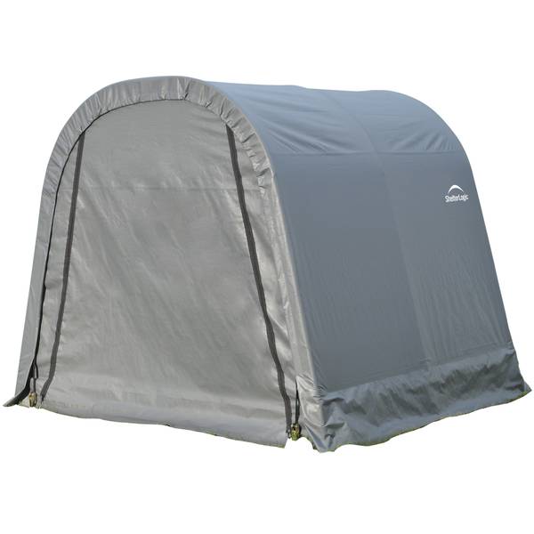 ShelterLogic 8x8x8 ft. Round Style Shelter- Gray