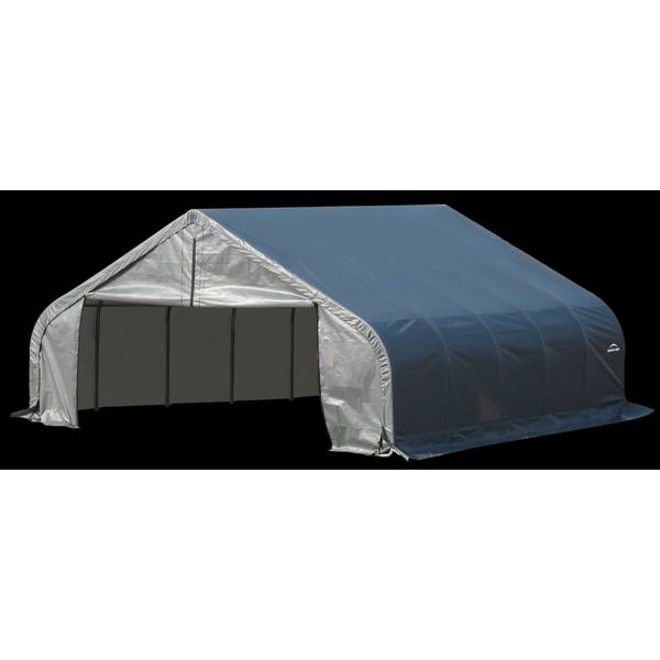ShelterCoat Custom Peak Shelter, 22 ft. x 20 ft. x 13 ft. Standard PE 9 oz. Tan