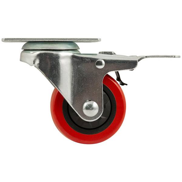 Photo of 3" Polyurethane Swivel Caster with Brake