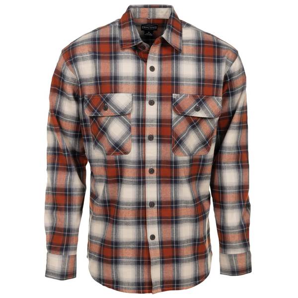 Work n' Sport Men's Long Sleeve Super Brawny Flannel - 49518-281WS-M ...