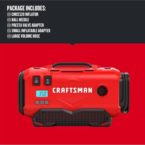 Craftsman multi purpose online inflator