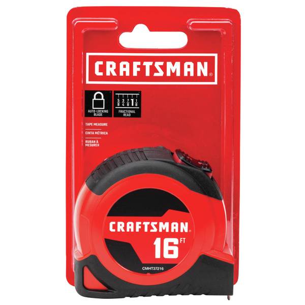 Various Tape Measurers Craftsman 16 ft And Stanley 8 ft With Black