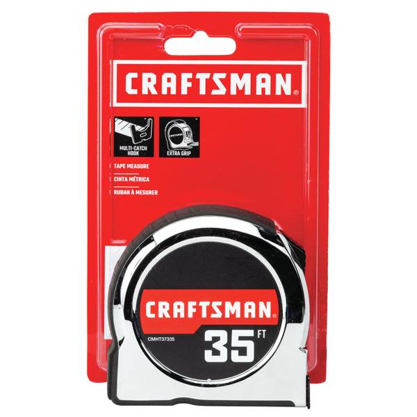 Craftsman 35' Chrome Classic Tape Measure CMHT37335S Blain's Farm