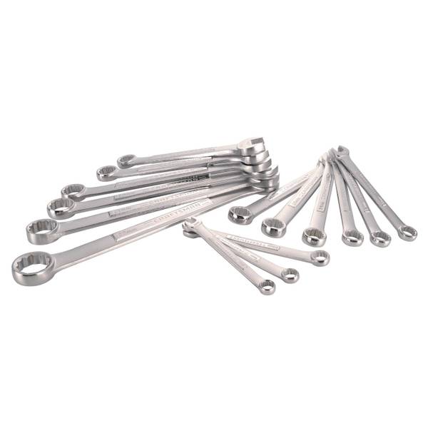 Craftsman 12-Piece Open End Box End Ratcheting Wrench Set - Metric SAE