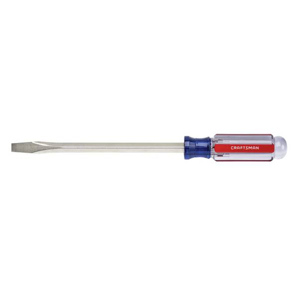 CRAFTSMAN Acetate Handle 3/8-in Slotted Screwdriver