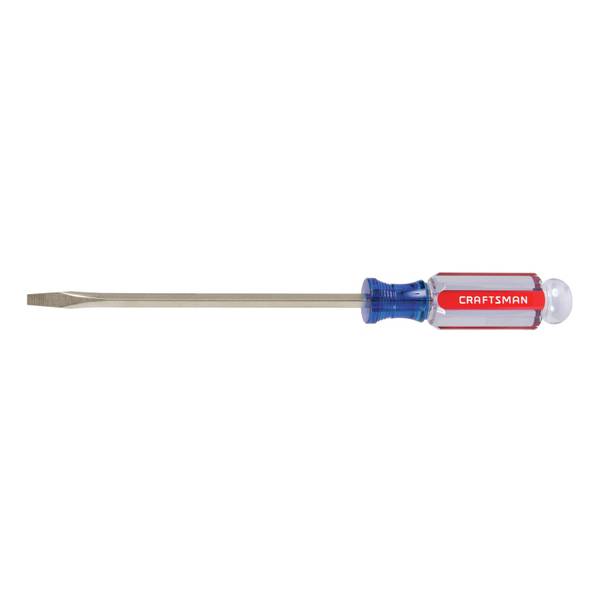 Craftsman 1/4 in. x 8 in. Slotted Screwdriver - Durable and Comfortable