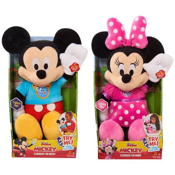 minnie mouse happy helpers musical light up plush