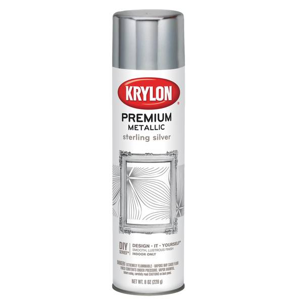 Krylon Metallic Spray Paint Bright Silver 11 oz.