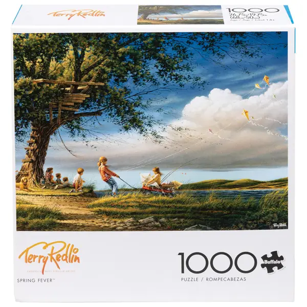 Terry Redlin Good Evening America 1000 PC Jigsaw Puzzle Buffalo Games Cl4 for sale online 