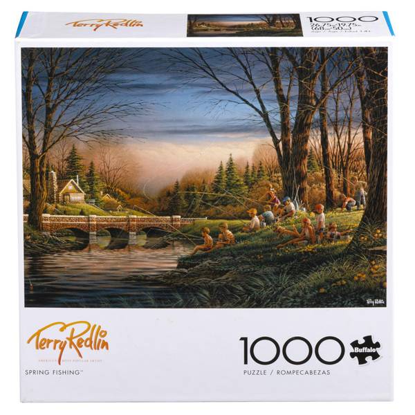 Buffalo Games Puzzle 91580 Jigsaw Terry Redlin Patiently Waiting 1000 Pcs for sale online 