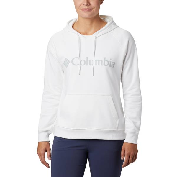 Columbia Women's Logo Hoodie, White, L - 1886001100-L | Blain's Farm ...