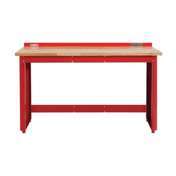 Craftsman 6' Workbench with Wood Top
