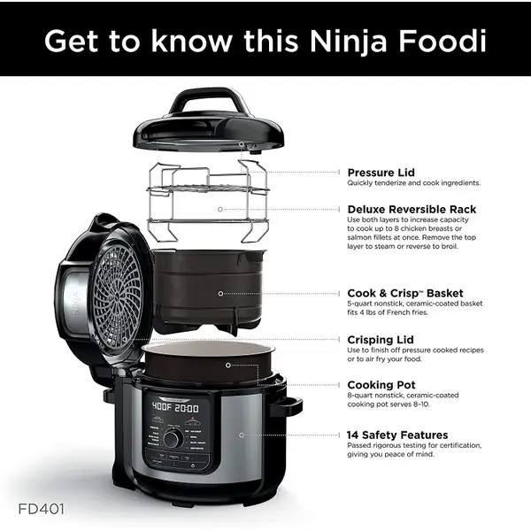 Ninja Foodi Cook & Crisp Basket for 6.5-Qt. Unit | 103FY300