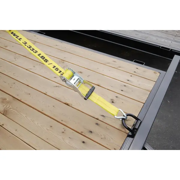 Keeper 27' x 2' Heavy Duty Ratchet Tie-Down with Double J Hooks
