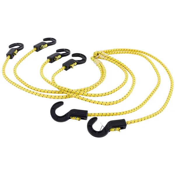 Keeper Assorted BUNGEE CORDS 6 pk Variety VALUE PACK Weather/UV Resistant 06306 