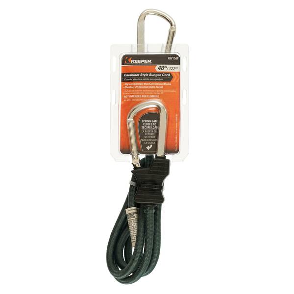 Keeper 06158 48" Super Duty Bungee Cord with Carabiner Hook 1 