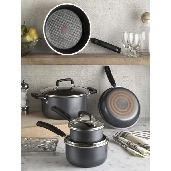 12-Piece SmartNest Non-Stick Aluminum Cookware Set