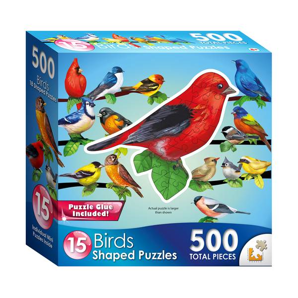 Larose Industries 500Piece Mini Shaped Puzzles Assortment 0079