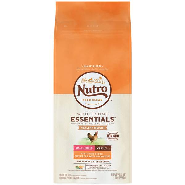 Nutro 5 lb Healthy Weight Small Breed Adult Dog Food - NUT12218 | Blain ...