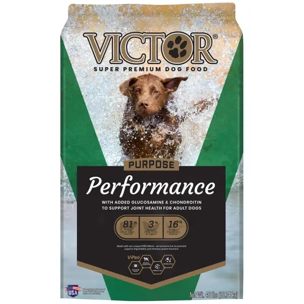 Victor 40 lb Purpose Performance Dry Dog Food 013 014 15