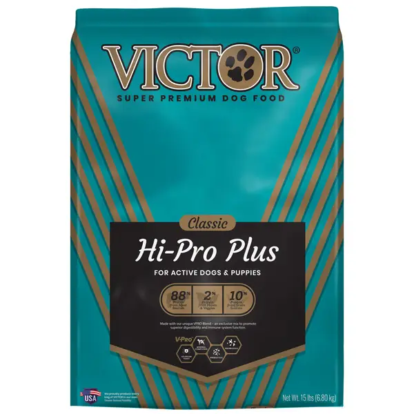 Victor 15 lb Classic Hi Pro Plus Dry Dog Food 013 044 15