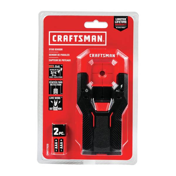 Craftsman 3/4 Depth Stud Finder - CMHT77620