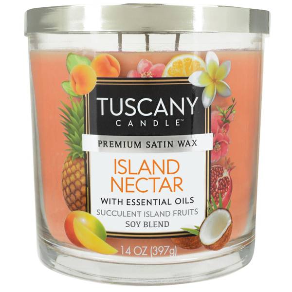 Tuscany Candle 14 oz Island Nectar Candle 65985 Blain's Farm & Fleet