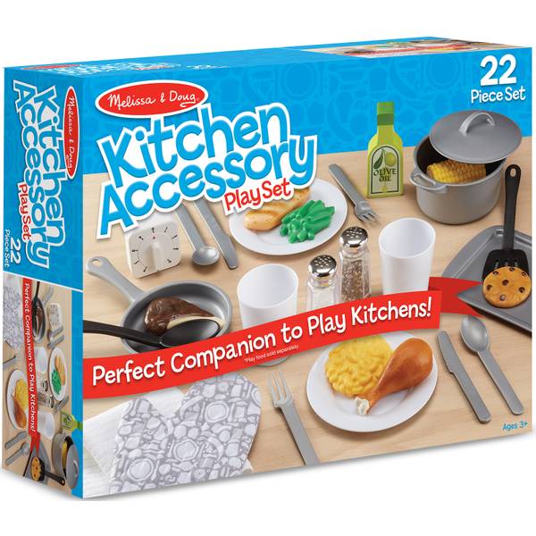 Teamson Kids Wooden Blender Play Kitchen Toy Accessories Green 13