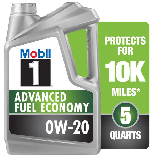 Mobil 1 5 Quart Advanced Fuel Economy 0W-20 Full Synthetic Motor