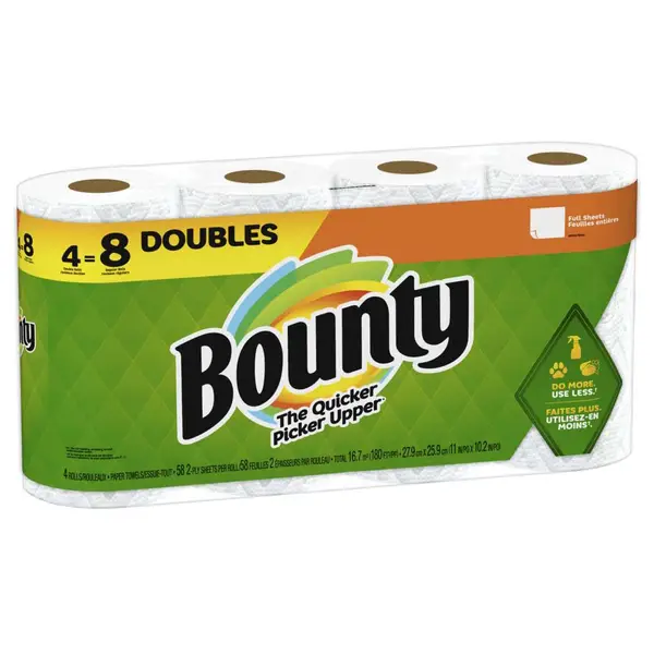 Bounty shrunk the size of their paper towels. Now, they keep
