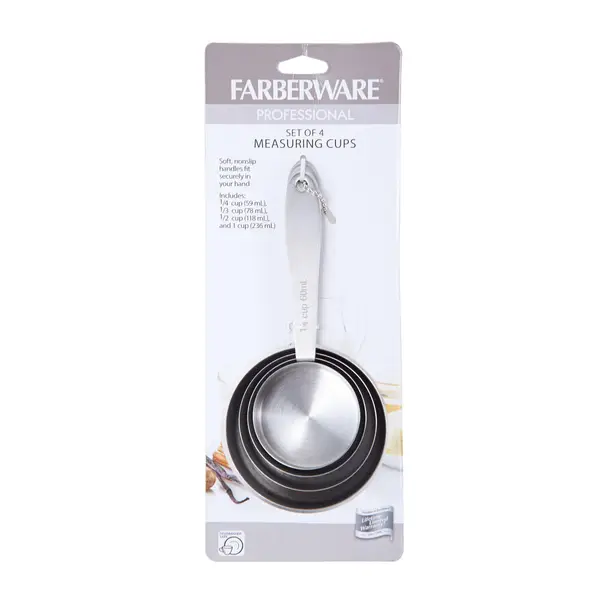 Professional Stainless Steel Measuring Cups - Set of 4 by Farberware at  Fleet Farm
