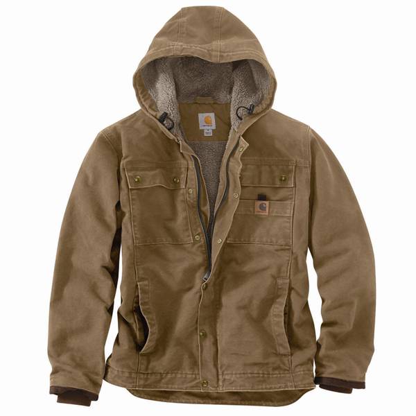 Carhartt Men's Bartlett Sherpa-Lined Hooded Jacket - 102285903-2X ...