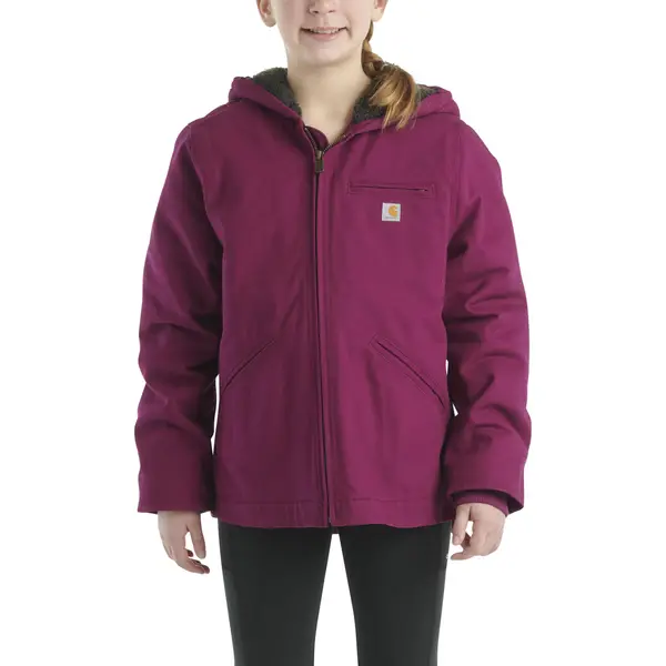 Carhartt Girl's Sierra Jacket - CP9547-L182-GN-M | Blain's Farm Carhartt Girl's Sierra Jacket - CP9547-L182-GN-M | Blain's Farm