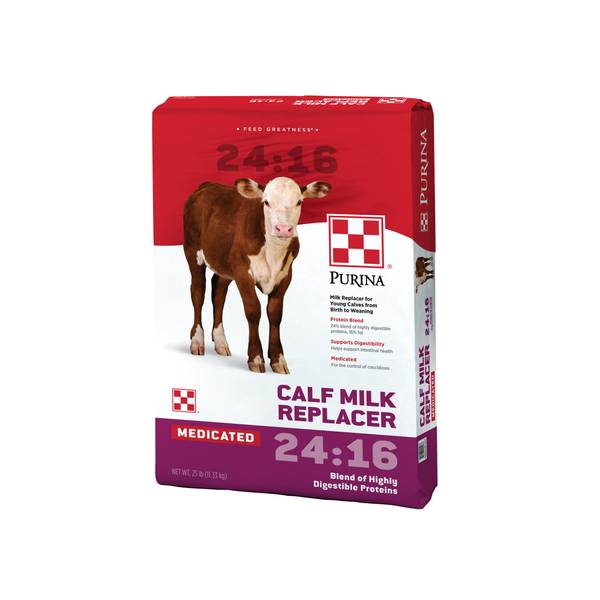 Purina 25 lb 24:16 Calf Milk Replacer - 3003240-103 | Blain's Farm & Fleet