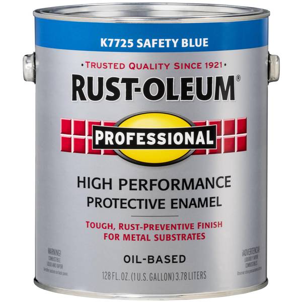 RustOleum 1 Gal Professional Gloss Safety Blue Paint K7725402