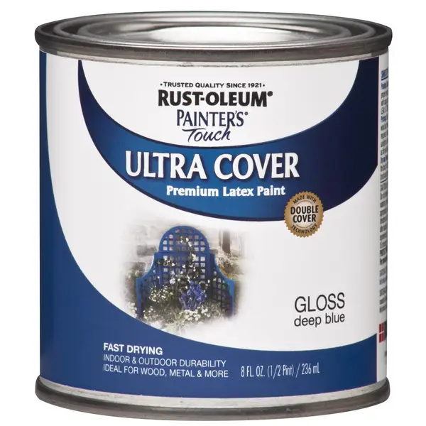 Rust-Oleum 12oz 2X Painter's Touch Ultra Cover Gloss Spray Paint Deep Blue