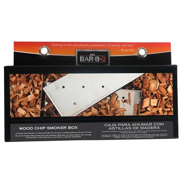 Mr Bar-B-Q Stainless Steel Wood Chip BBQ Smoker Box 