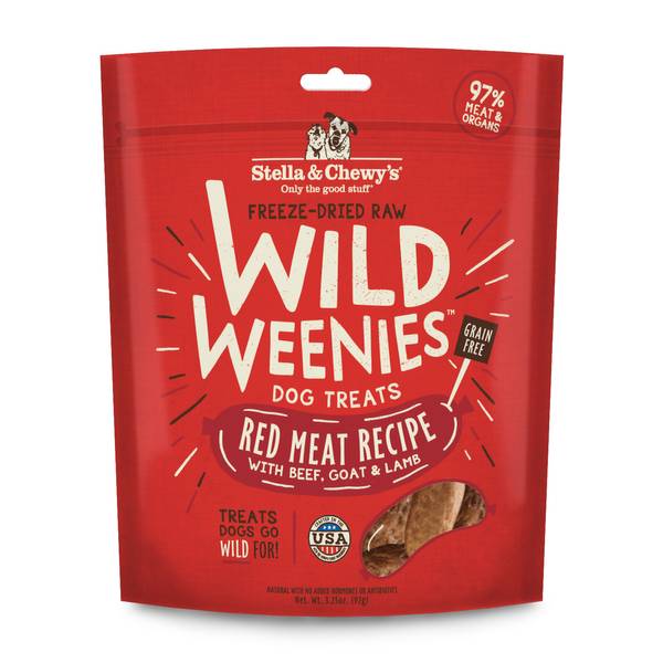 Photo of Wild Weenies Red Meat Recipe Dog Treats, 3.25 oz, 97% Beef and Organs