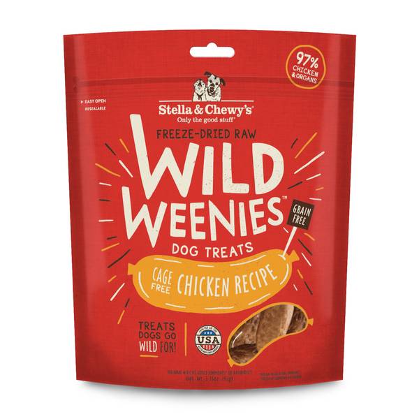 Stella & Chewy's 3.25 oz Wild Weenies Chicken Recipe Dog Treats - 613