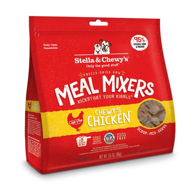 Photo of Chicken Meal Mixers 3.5 oz, 95% Meat, Organs, Bone
