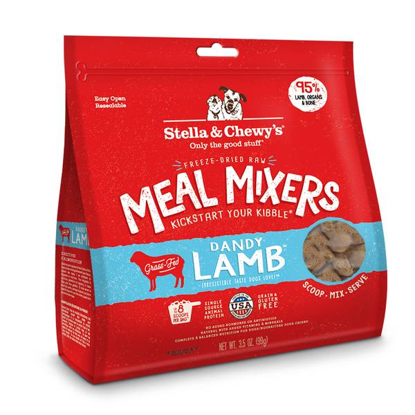 Photo of Dandy Lamb Meal Mixers 3.5 oz, 90% Meat, Organs, Bone