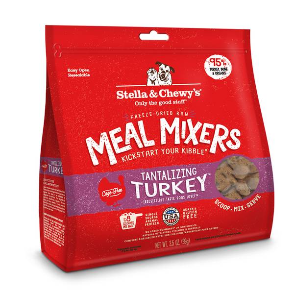 Photo of Tantalizing Turkey Meal Mixers, 3.5 oz, 95% Cage-Free Turkey