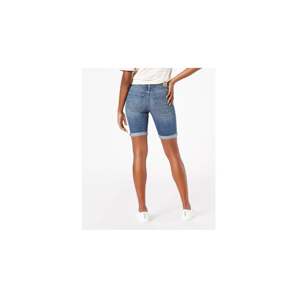 levi's mid rise bermuda shorts