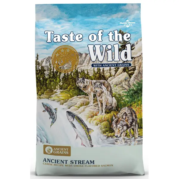  Taste of the Wild Pacific Stream Grain-Free Dry Dog Food with  Smoke-Flavored Salmon 28lb : Pet Supplies